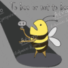 καρτ ποστάλ "to bee or not to bee?"